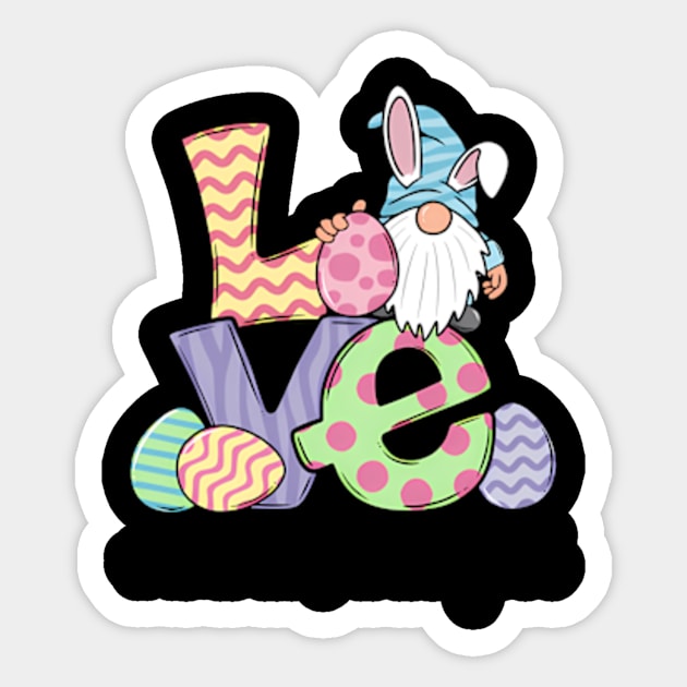 Love Easter Teacher'S Aide Gnomes Teacher Easter 2022 Sticker by Sink-Lux